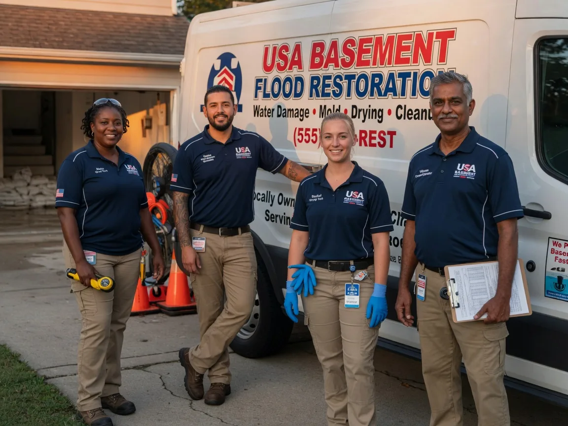 Basement Flood Cleanup company in Ferryville, WI